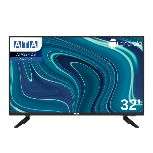 شاشة ايه تي ايه HD LED سمارت 32 بوصة بفريم – ATA32HOS