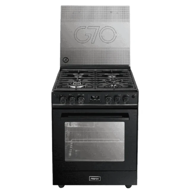 بوتاجاز 4 شعلة بريفكس PCG70/6BBB مقاس 70 سم